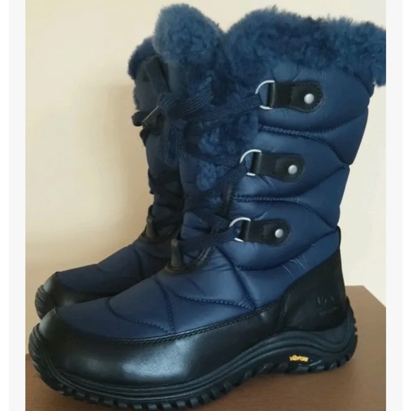 UGG Shoes - Ugg Lorien Waterproof Tech Boots  1003353 W Midnight Size 7.5
